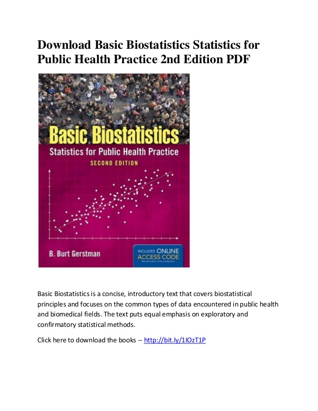 introduction to biostatistics pdf